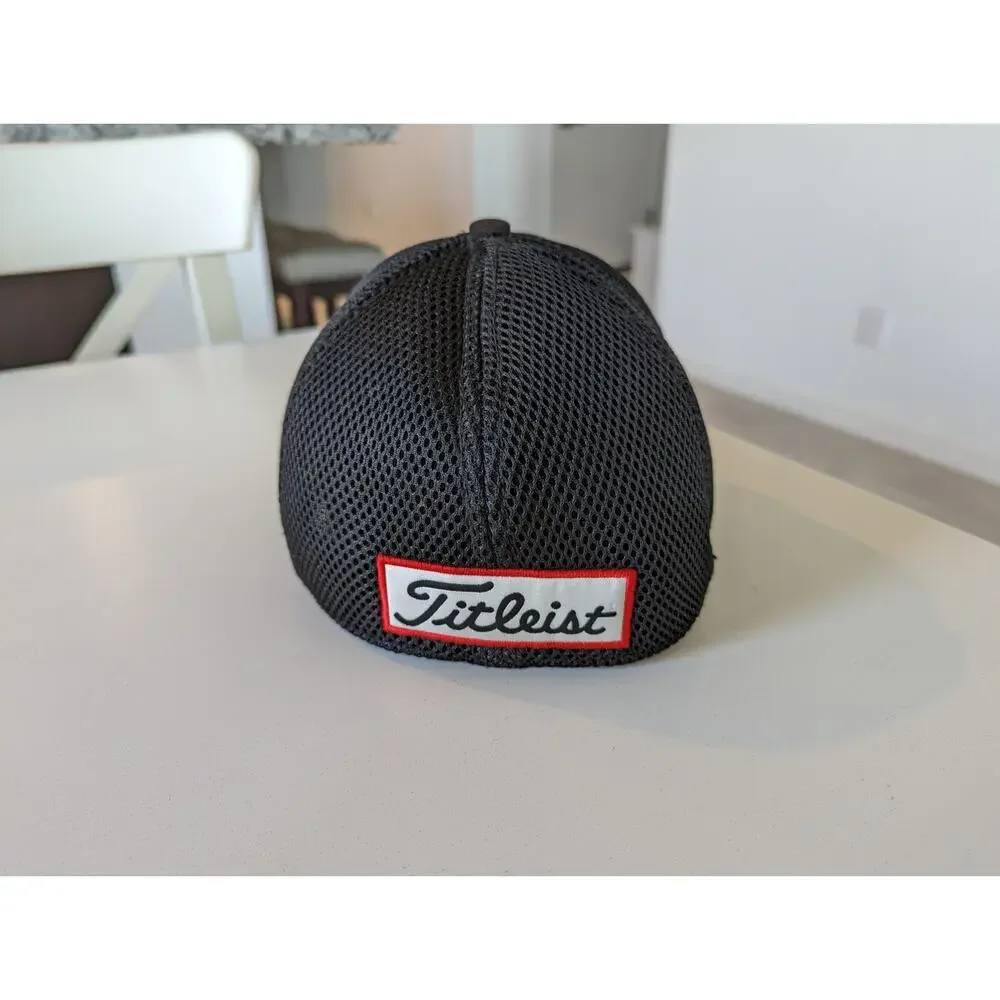 Titleist L/XL FJ Pro V1 Men's Golf Hat Cap Headwear Accessory Mesh Back Black